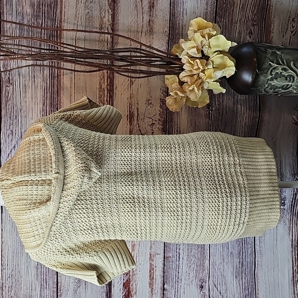 NEW VINTAGE ST. JOHN YELLOW LABEL WOOL BLEND HOODED OPEN FRONT CARDIGAN - Picture 6 of 15